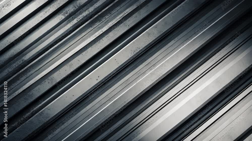 Diagonal striped pattern with evenly spaced lines and a grainy texture