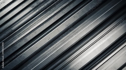 Diagonal striped pattern with evenly spaced lines and a grainy texture
