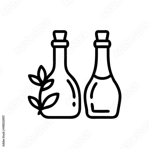 vinegar and oil