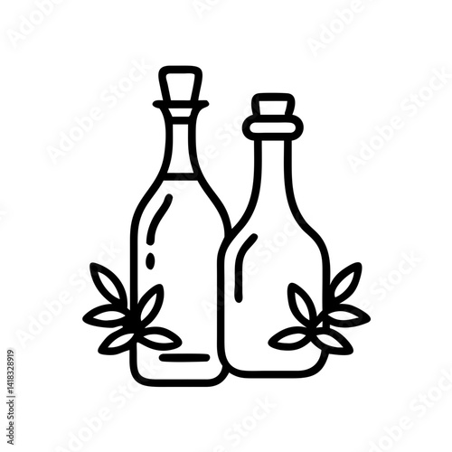 vinegar and oil