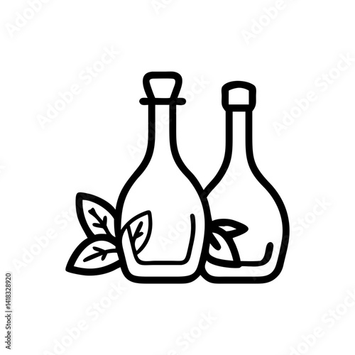 vinegar and oil