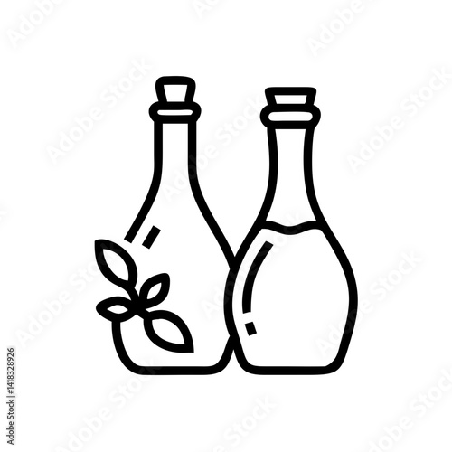 vinegar and oil