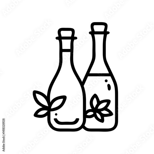 vinegar and oil