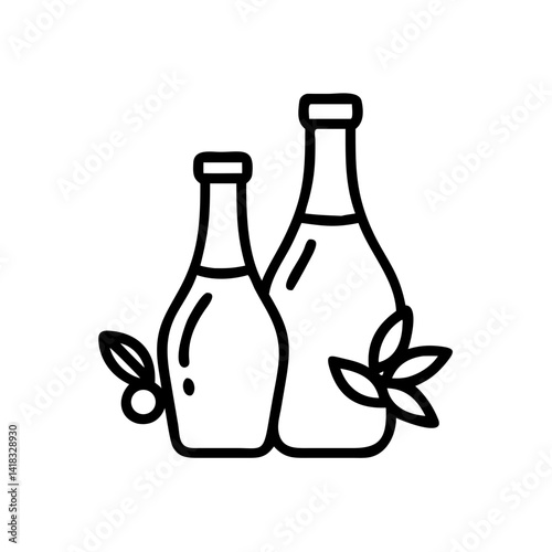 vinegar and oil