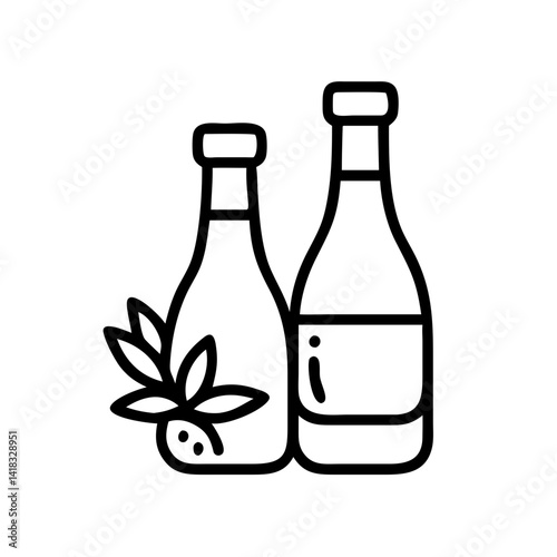 vinegar and oil