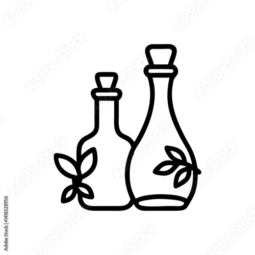 vinegar and oil