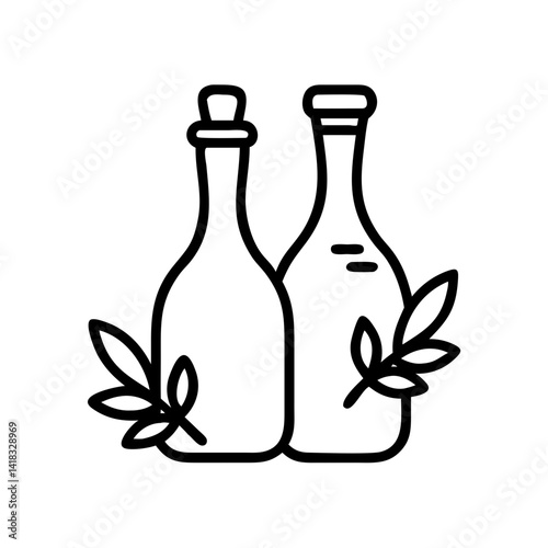 vinegar and oil