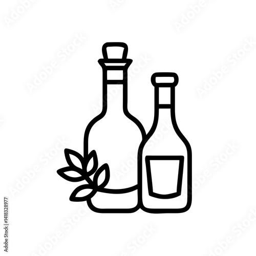 vinegar and oil