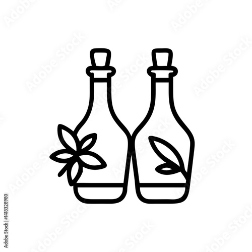 vinegar and oil