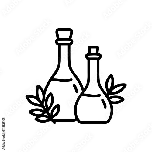 vinegar and oil