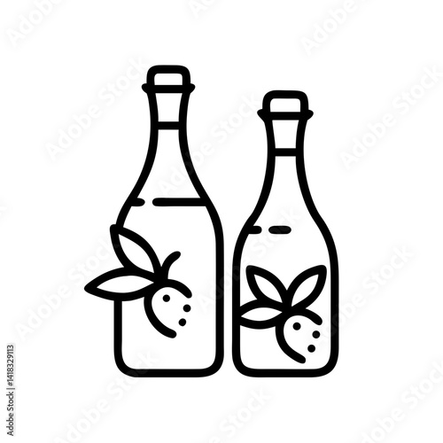 vinegar and oil