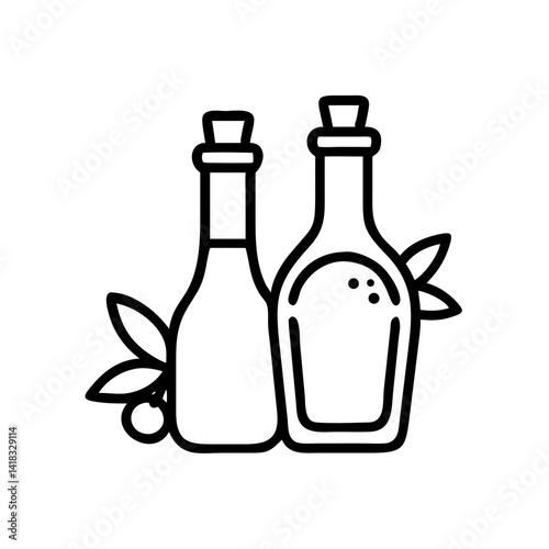 vinegar and oil