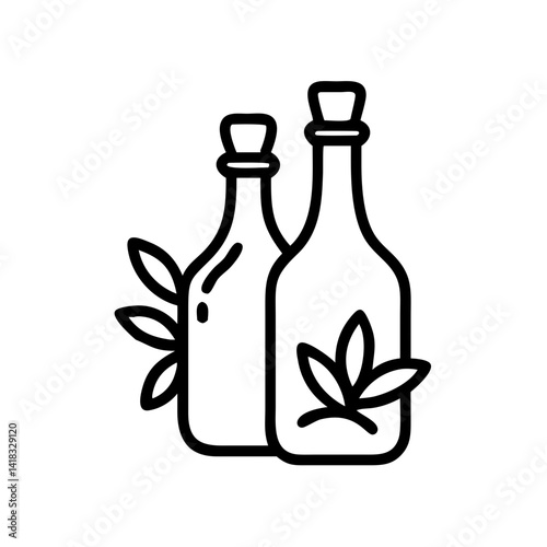 vinegar and oil