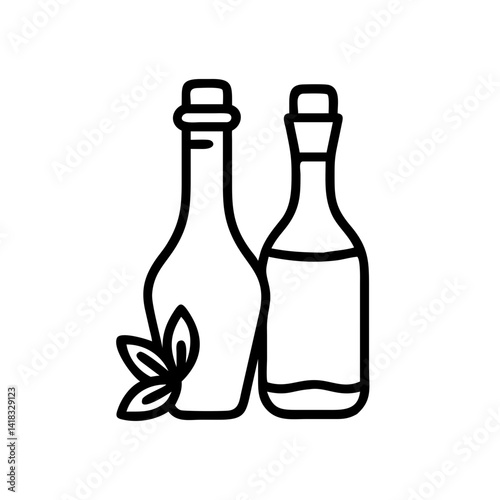 vinegar and oil