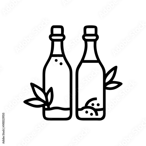 vinegar and oil
