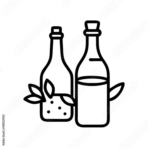 vinegar and oil