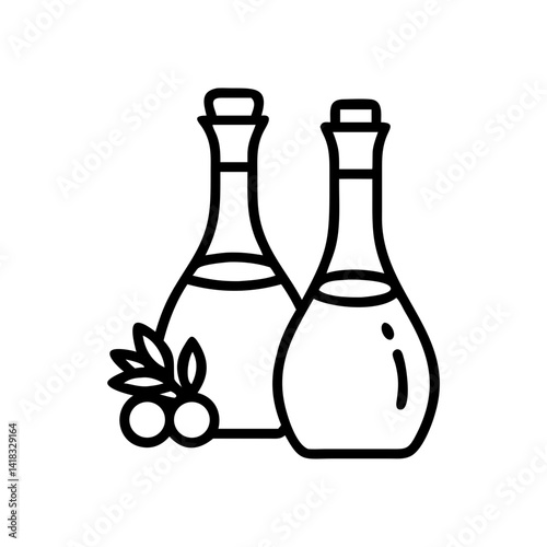 vinegar and oil