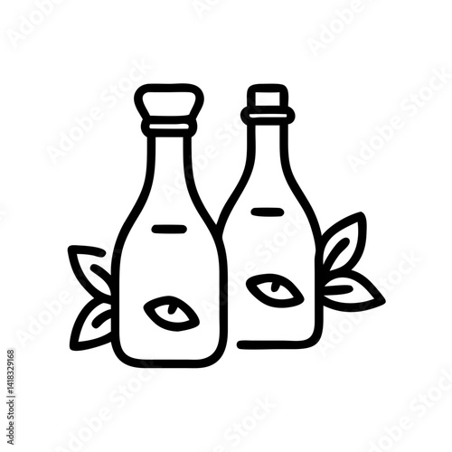 vinegar and oil