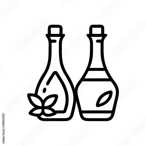vinegar and oil