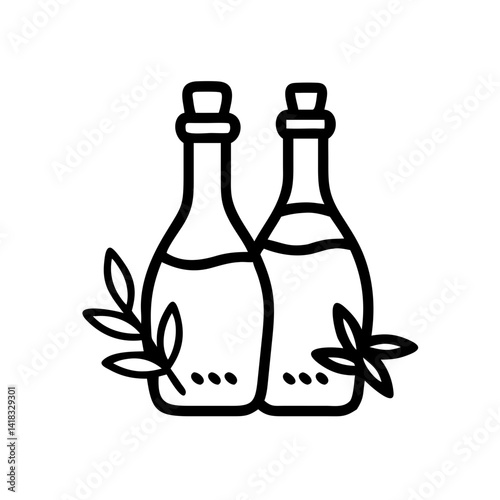 vinegar and oil