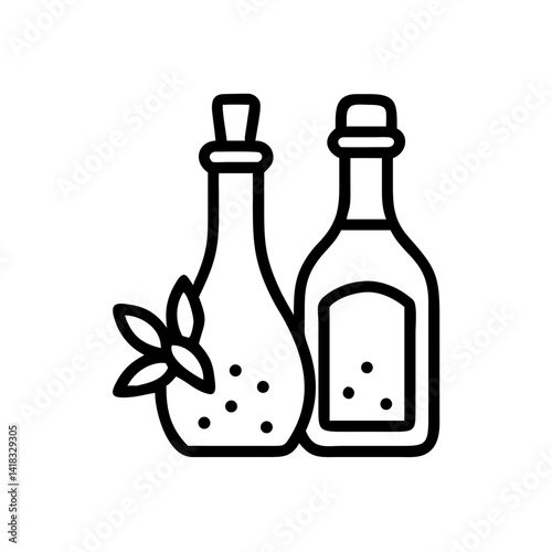 vinegar and oil