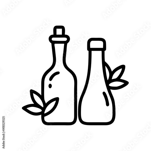 vinegar and oil