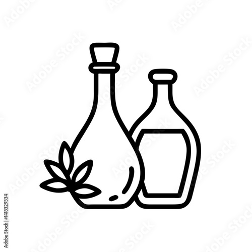 vinegar and oil