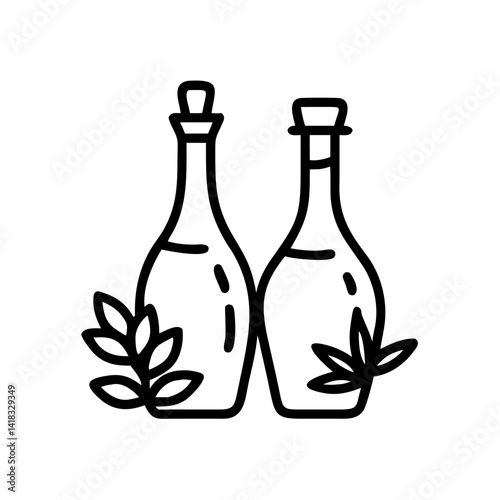 vinegar and oil