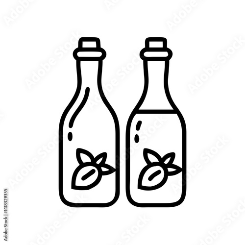 vinegar and oil