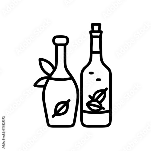 vinegar and oil