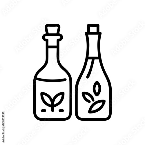 vinegar and oil