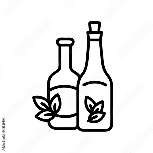 vinegar and oil