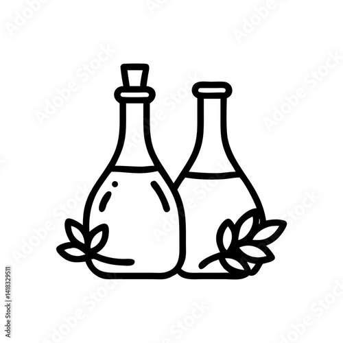 vinegar and oil