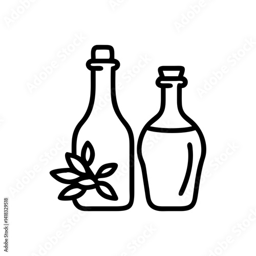 vinegar and oil