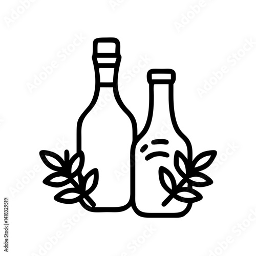 vinegar and oil