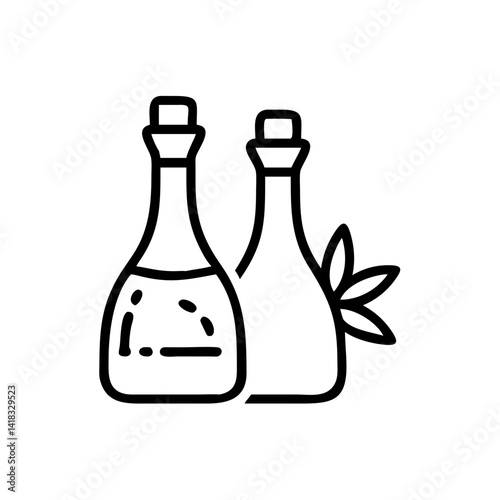 vinegar and oil