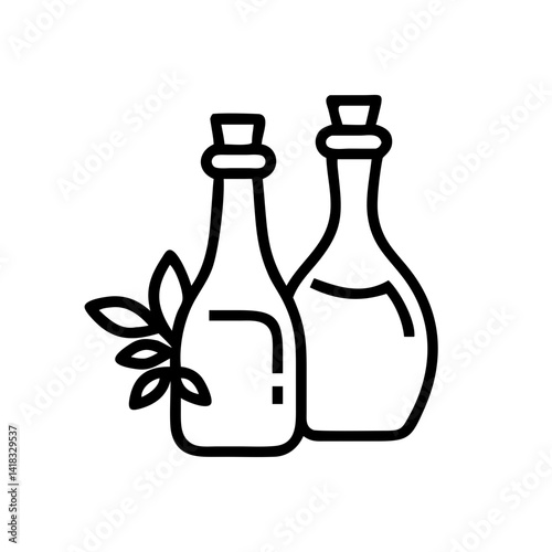 vinegar and oil