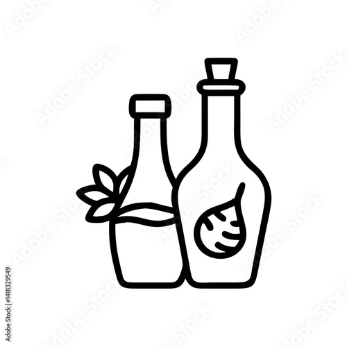 vinegar and oil