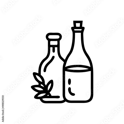 vinegar and oil