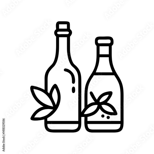 vinegar and oil