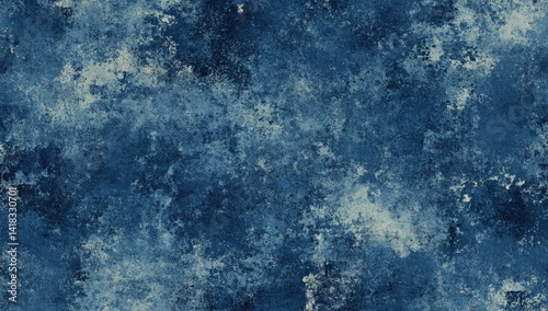 Abstract blue grunge texture background. (2)