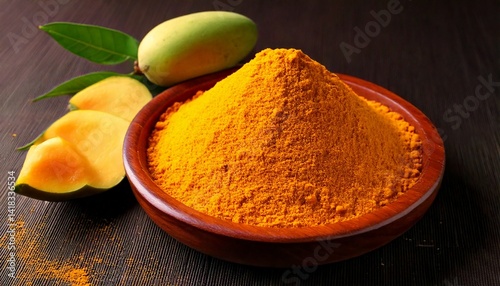 Amchur (Dried Mango Powder) – A sour, fruity powder made from unripe mangoes; adds tanginess