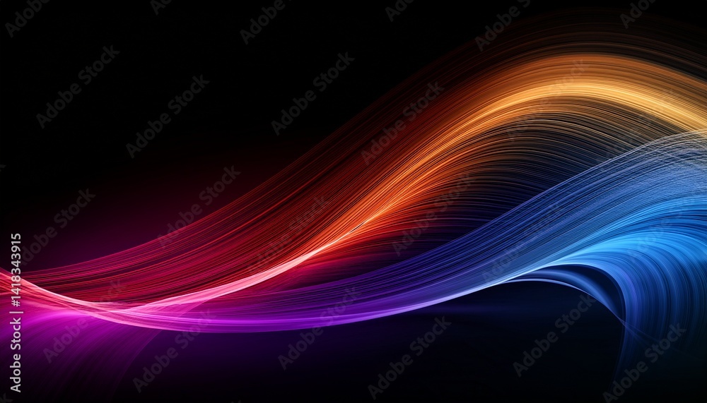 Fototapeta premium abstract colorful flowing background Design element for presentation website template