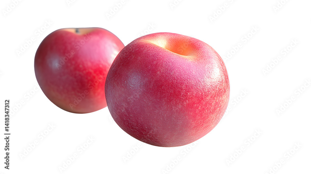 Two Fresh and Vibrant Fruits with a Smooth Texture Ideal for Health Nutrition and Culinary T Two Fresh and Vibrant Fruits with a Smooth Texture Ideal for Health Nutrition and Culinary T