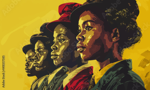 image of a poignant Black History Month tribute