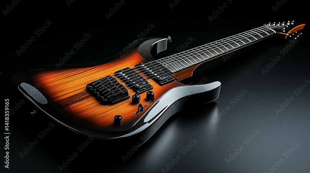 Fototapeta premium electric guitar close up
