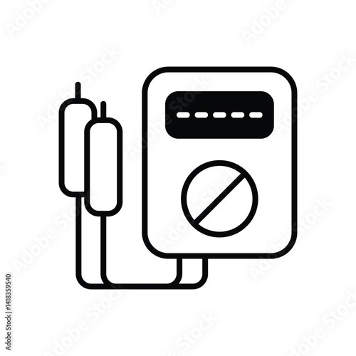 Multimeter icon vector stock illustration