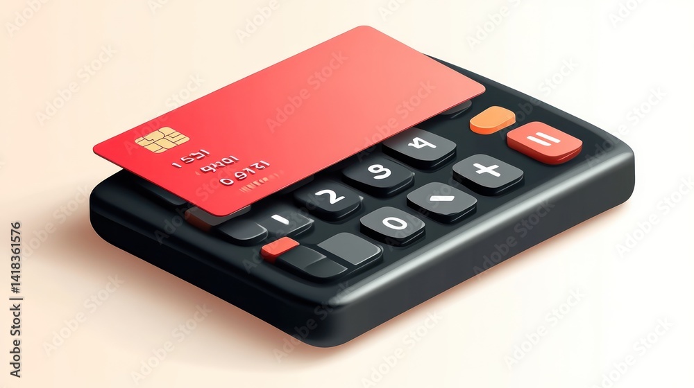 Calculator with Credit Card Modern Financial Tools for Budgeting and Transactions Calculator with Credit Card Modern Financial Tools for Budgeting and Transactions