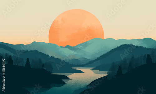 Lanscape and Minimal 2026 Calendar