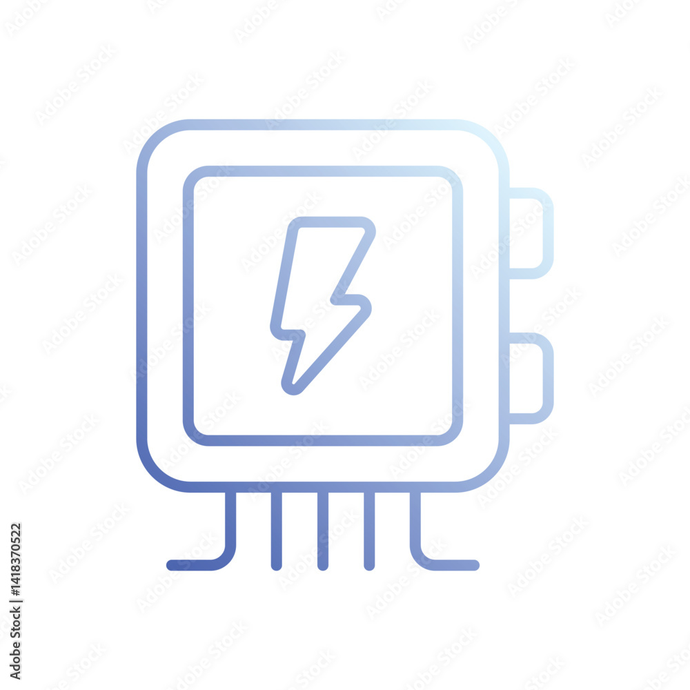 Distribution Board icon vector stock illustration Distribution Board icon vector stock illustration